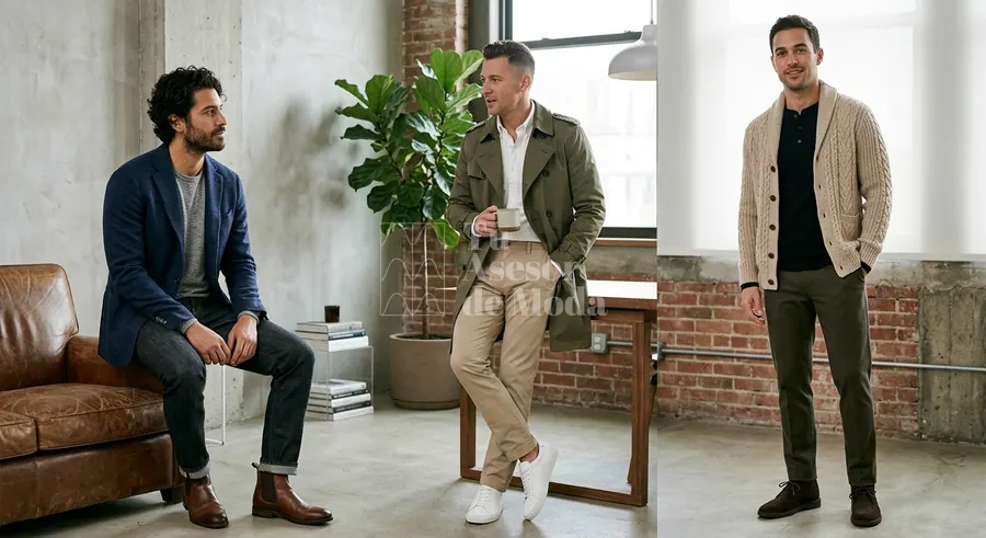 looks masculinos construidos con un armario cápsula hombre para distintas ocasiones