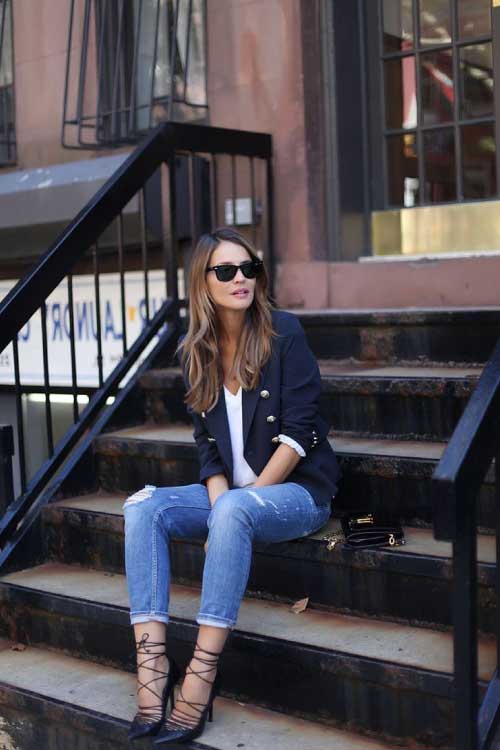 outfit-saco-azul-marino-mujer