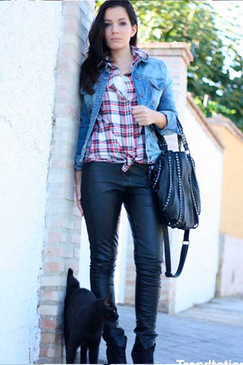 pantalon-engomado-con-camisa-outfits