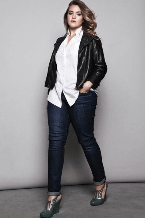 mujeres gorditas jeans