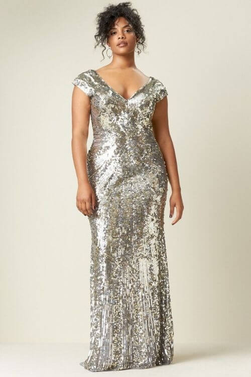 ropa con glitter para gordita outfits