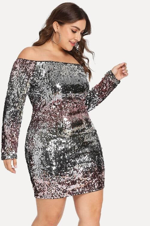 ropa con glitter para gorditas