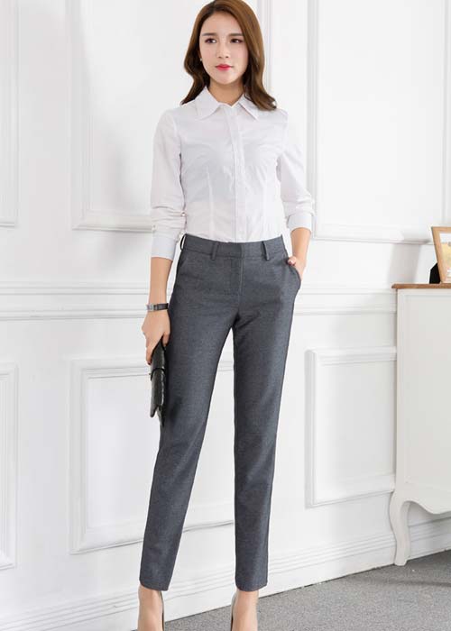 OUTFIT PANTALÓN GRIS, combinar, LOOKS【 2023