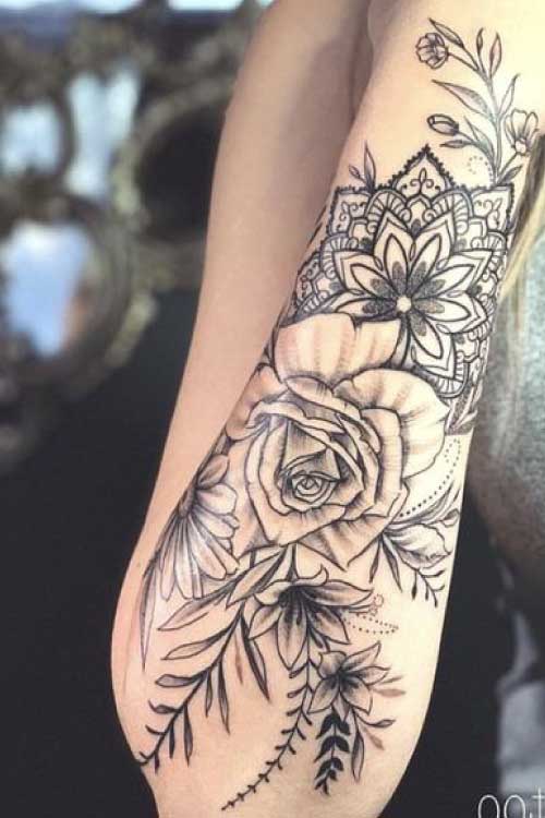 tatuajes-para-mujeres-en-el-brazo-rosa