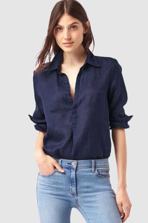 outfit-con-camisa-azul-mujer